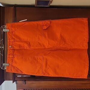 Urban Outfitters Orange Midi Skirt